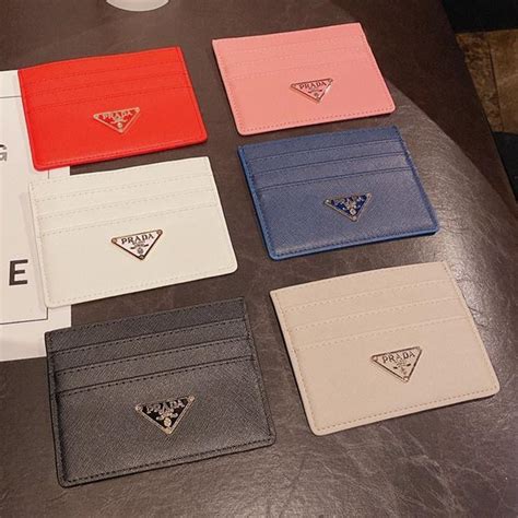 prada card holders|prada card holder price.